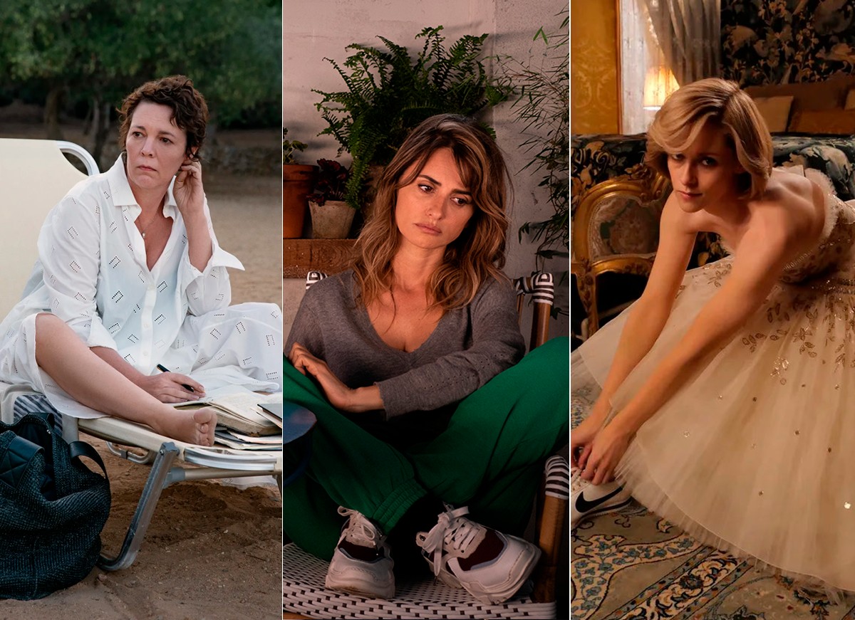 Olivia Colman, Penélope Cruz e Kristen Stewart (Foto: Divulgação) Olivia Colman, Penélope Cruz e Kristen Stewart (Foto: Divulgação)
