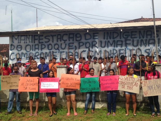 G1 Após acordo movimento indígena desocupa prédios da Funai no Amapá