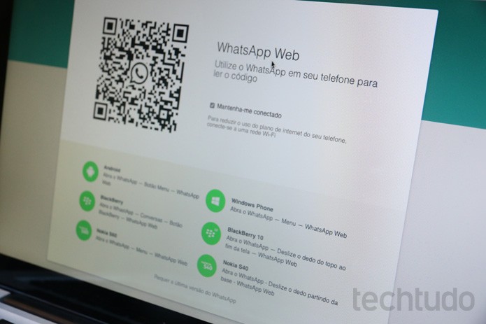 WhatsApp Web (Foto: TechTudo/Lucas Mendes) WhatsApp Web (Foto: TechTudo/Lucas Mendes)