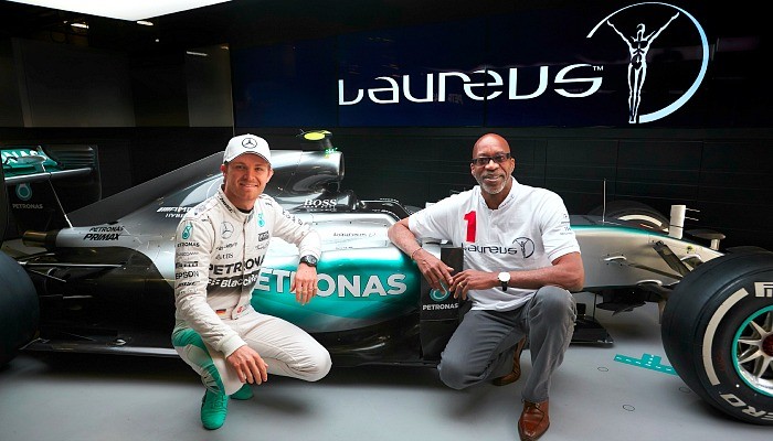 Nico Rosberg Edwin Moses Laureus
