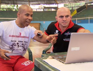 Eugenio Tadeu e Wallid Ismail no Sensei SporTV (Foto: Reprodução / SporTV)