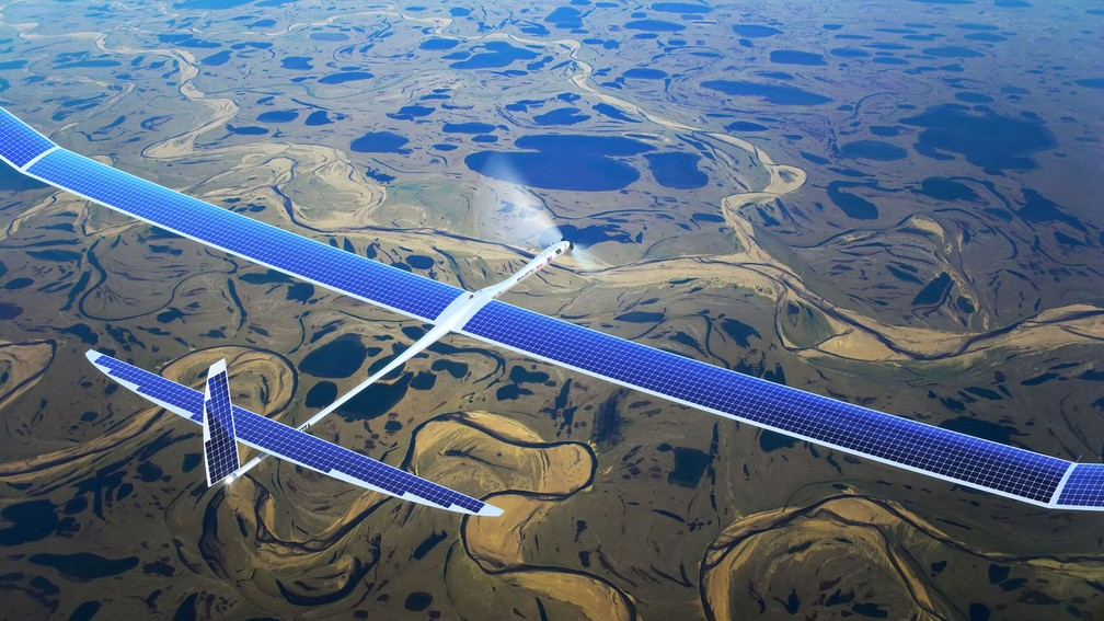 Drone da Titan Aerospace, fabricante de veículos aéreos não tripulados comprada pelo Google. (Foto: Divulgação/Titan Aerospace)
