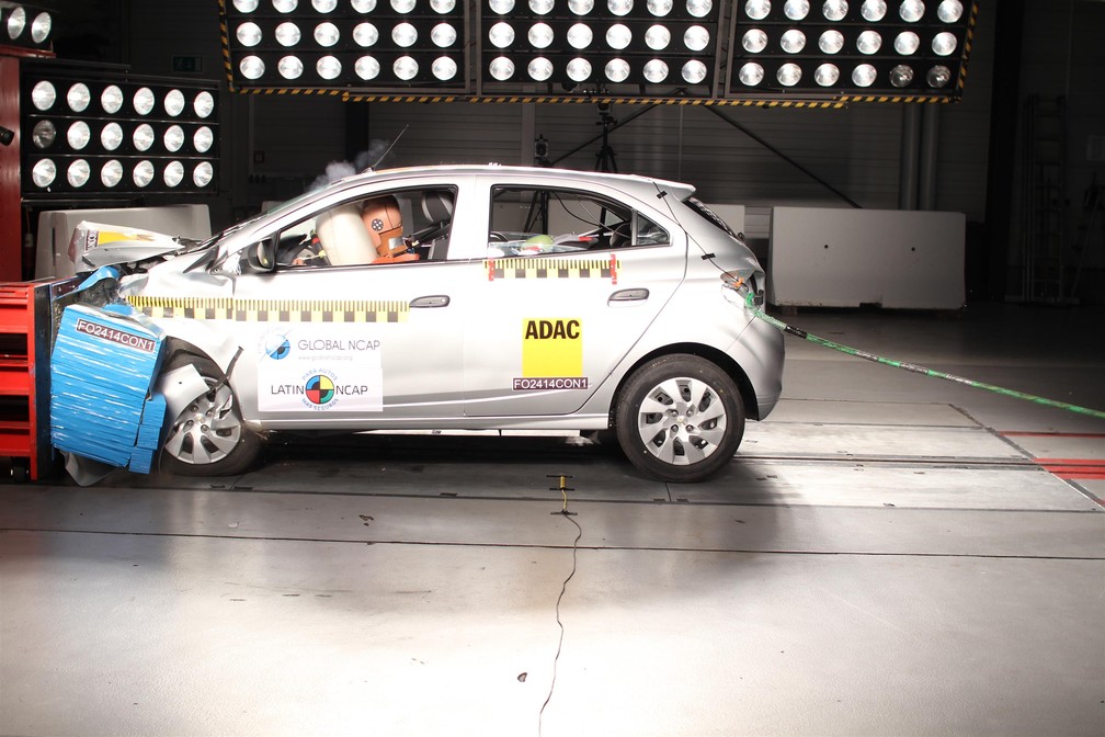 Chevrolet Onix recebeu nota zero em teste de colisão do Latin Ncap (Foto: Divulgação / Latin NCap)