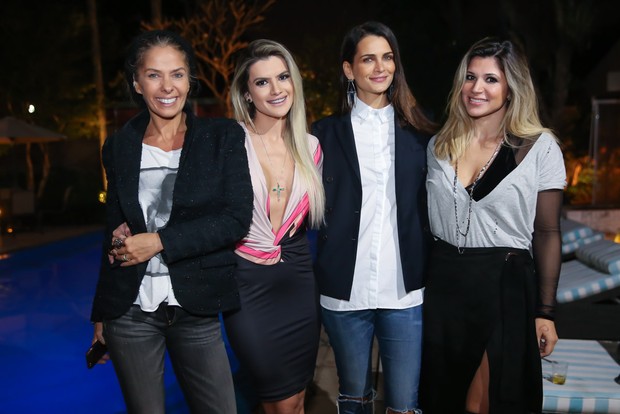 Adriane Galisteu, Mirella Santos, Fernanda Motta e Dani Souza (Foto: Manuela Scarpa/Brazil News)