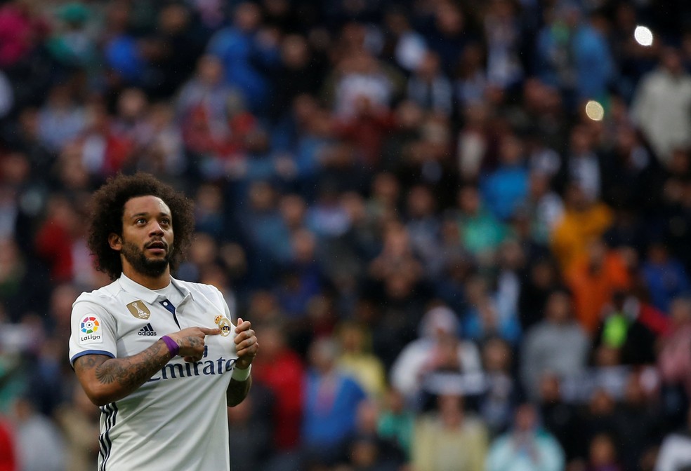 Marcelo, Real Madrid, está em segundo lugar em lista de melhores defensores (Foto: REUTERS/Susana Vera )