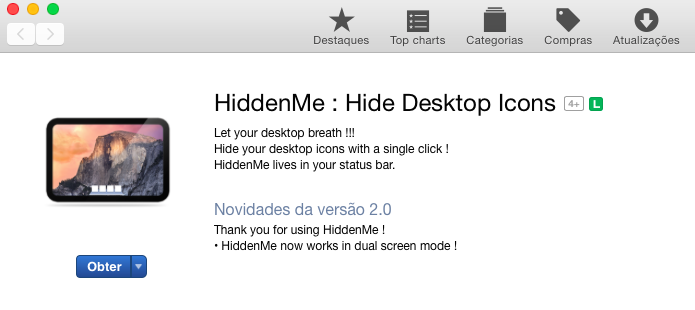 Instale o aplicativo em seu Mac (Foto: Reprodução/Helito Bijora)