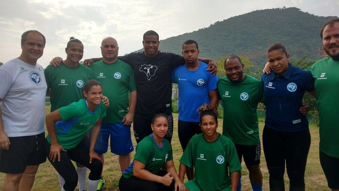 Seleção brasileira de levantamento de peso guaratiba (Foto: Divulgação/CBLP)