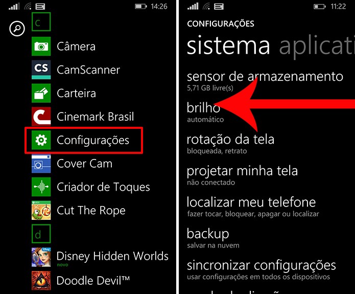 Windows Phone pode ter recurso de câmera desativado, evitando acidentes com tela de bloqueio (Foto: Reprodução/Elson de Souza)