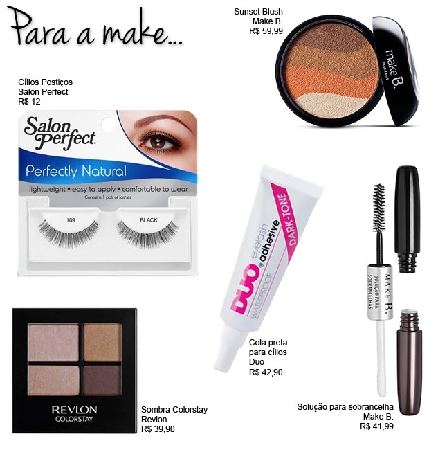 Produtos usados no tutorial de Claudia Leitte (Foto: Divulgação) Produtos usados no tutorial de Claudia Leitte (Foto: Divulgação)