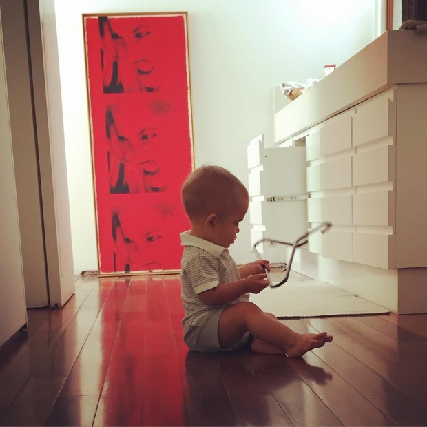 Antônio, filho de Mariana Gross (Foto: Reprodução/Instagram)