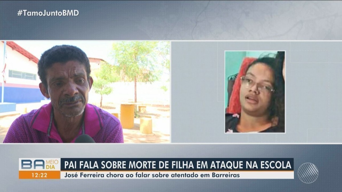 Pai De Cadeirante Morta Durante Ataque A Tiros Em Escola Na BA Se