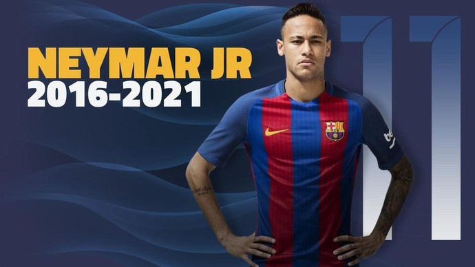 Neymar renovação Barcelona (Foto: Divulgação/Site oficial do Barcelona)