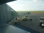 Um dos quatro novos fingers começa a operar no aeroporto de Alagoas