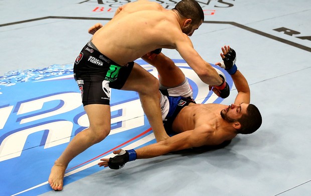 UFC John Makdessi e Renee Forte (Foto: Agência Getty Images)