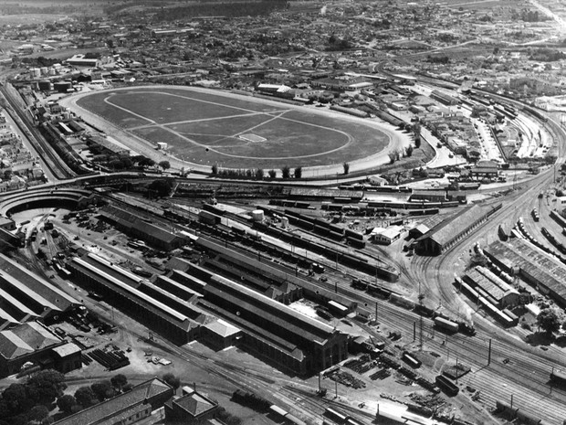 Vista do antigo complexo ferroviário de Campinas (Foto: Acervo MIS Campinas)
