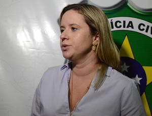 Delegada de Carmópolis, Roberta Fortes Silva (Foto: João Áquila / GLOBOESPORTE.COM)
