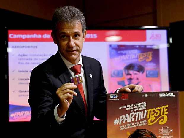 O ministro da Saúde, Arthur Chioro, durante lançamento de campanha de prevenção de DST/Ainds no Ministério da Saúde (Foto: Fabio Rodrigues Pozzebom/Agência Brasil)