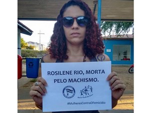 Dalila Carla apoia campanha contra o feminicídio (Foto: Dalila Carla/ Arquivo pessoal) Dalila Carla apoia campanha contra o feminicídio (Foto: Dalila Carla/ Arquivo pessoal)