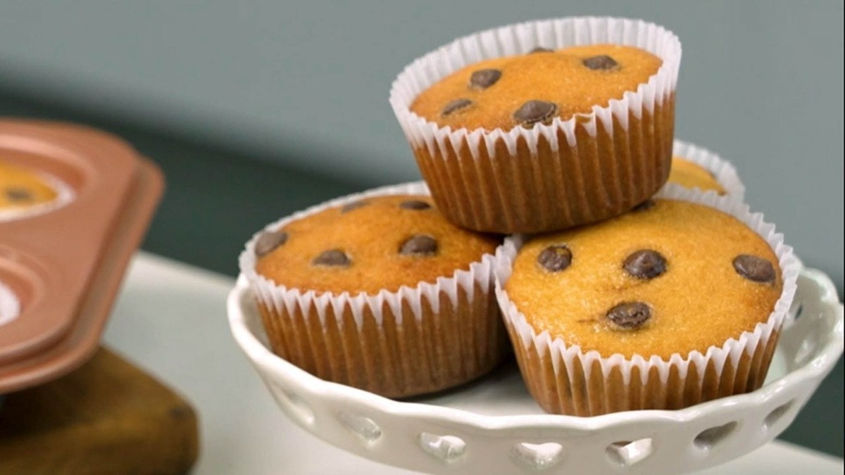 Muffins Gotas De Chocolate Receitas