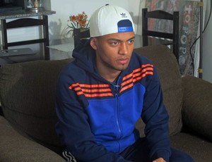 joão Vitor  volante do Palmeiras  (Foto: Diego Ribeiro/Globoesporte.com)