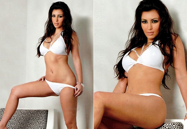 Kim Kardashian Provoca Em Ensaio De Biquíni E Lingerie Quem Moda