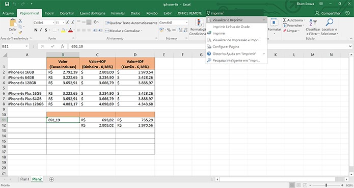 Tell me pode ser usado para executar comandos nos apps do Office (Foto: Reprodução/Elson de Souza)