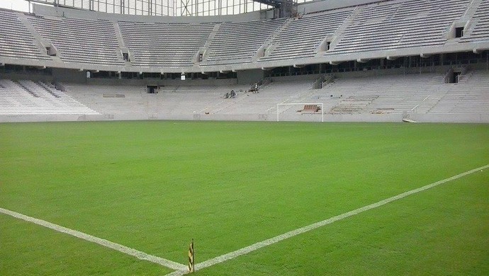 Arena da Baixada, estádio do Atlético-PR, com linhas (Foto: André Vidolin/Arquivo pessoal)