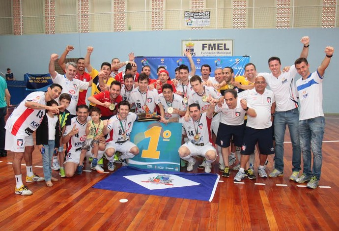 Joinville futsal campeão jogos abertos 2014 (Foto: Phelippe José/Divulgação)