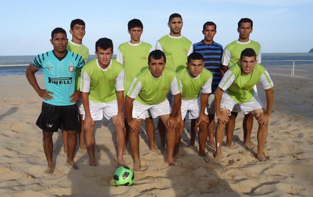 Bairro 13 de Jacaraú, futebol de areia, Paraíba, (Foto: Divulgação / CPBS)
