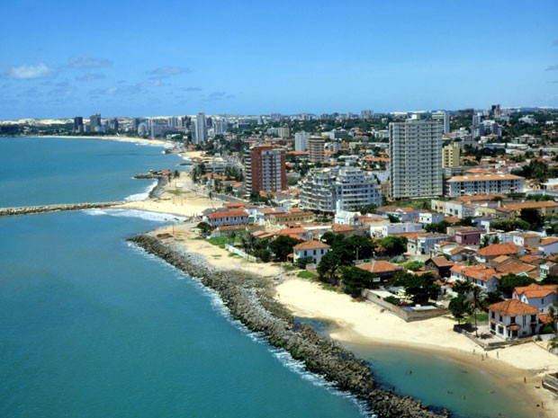 Vista aérea de Fortaleza, no Ceará (Foto: Sergio Jorge Brazil / TIPS / Photononstop/AFP)