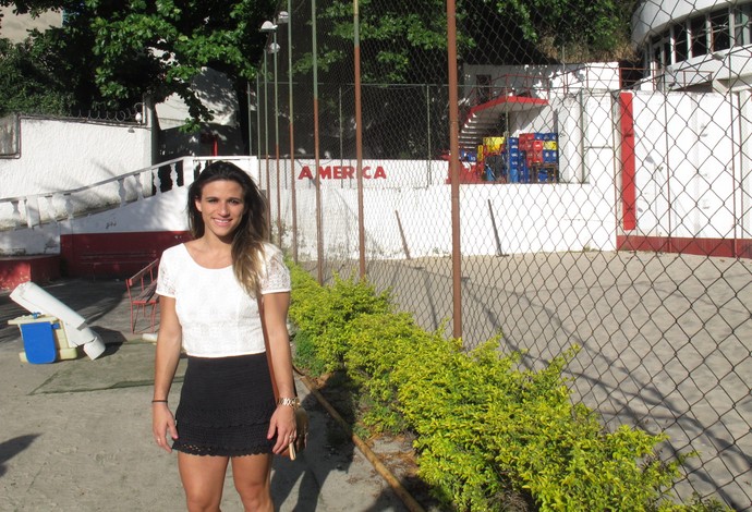 Jade Barbosa fecha parceria com o América (Foto: Flávio Dilascio) Jade Barbosa fecha parceria com o América (Foto: Flávio Dilascio)