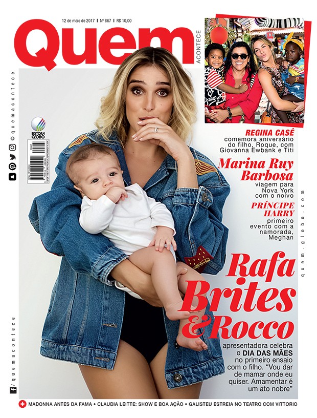 Rafa Brites é capa da QUEM (Foto: Helena Rios/ Ed Globo)