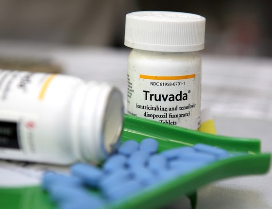 Comprimidos  de truvada droga que previne o HIV (Foto: Justin Sullivan/Getty Images)