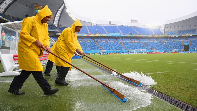 mexico x camarões arena dunas chuva (Foto: Getty Images) mexico x camarões arena dunas chuva (Foto: Getty Images)