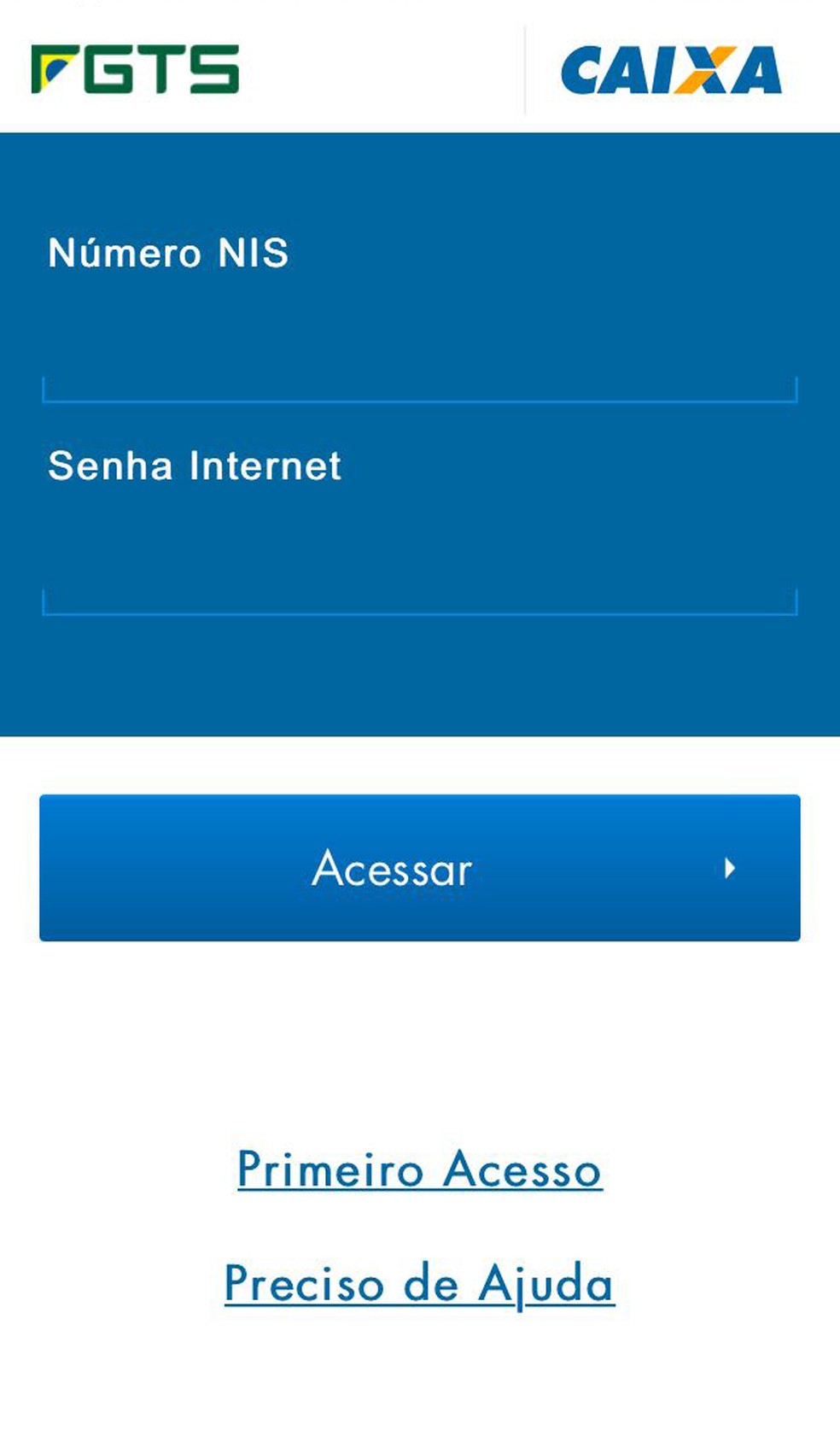 Aplicativo permite consultar o saldo do FGTS. (Foto: Reprodução)