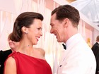 Sem calcinha? Mulher de Benedict Cumberbatch rouba a cena no Oscar