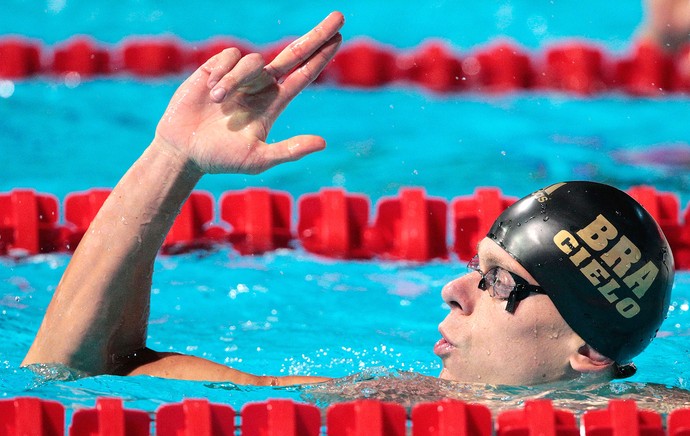 Cesar Cielo natação Mundial Barcelona (Foto: Getty Images)