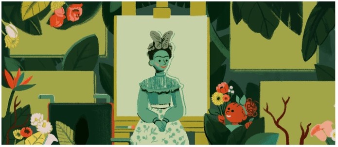 Doodle faz homenagem a mulheres de todo o mundo (Foto: Divulgação/Google)