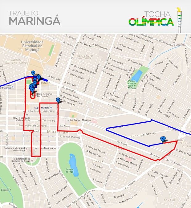 Google lança mapa interativo para acompanhar a tocha olímpica