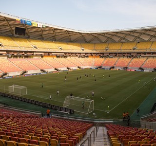 Arena da Amazônia durante treino da seleção brasileira (Foto: Pedro Martins / MoWA Press)