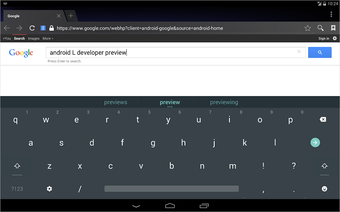 Android L Keyboard é o teclado do novo Android (Foto: Divulgação/Android L Keyboard)