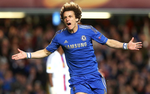 David Luiz gol Chelsea Basel (Foto: Getty Images)