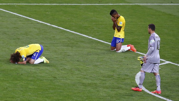 Jogadores Brasil Mineirão (Foto: Agência Reuters)