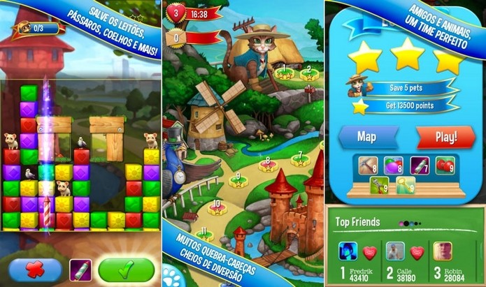 Pet Rescue Saga é do mesmo desenvolvedor que Candy Crush (Foto: Divulgação)