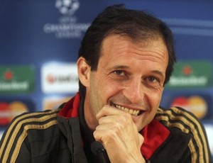 Massimiliano Allegri coletiva Milan (Foto: Agência EFE)
