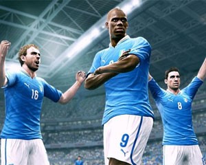 Seleção italiana pode ser usada na demonstração de 'Pro Evolution Soccer 2013' (Foto: Divulgação)