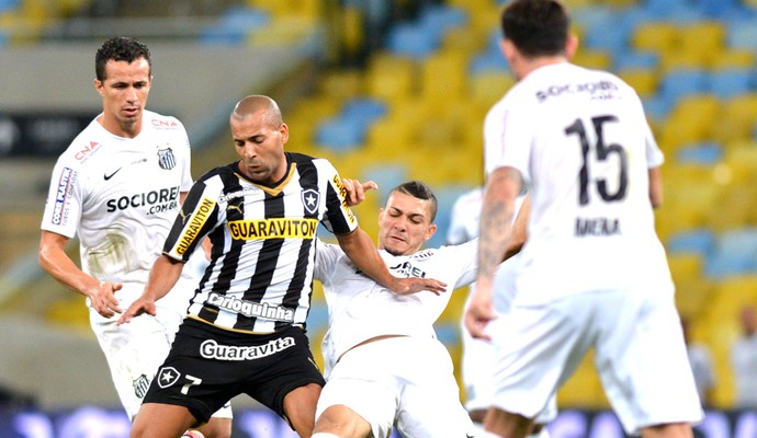 Emerson, Botafogo X Santos (Foto: André Durão)