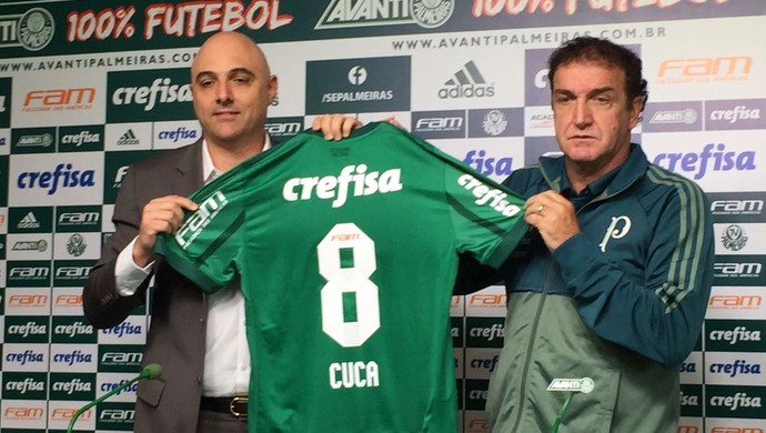 Apresentação Cuca Palmeiras (Foto: Felipe Zito)