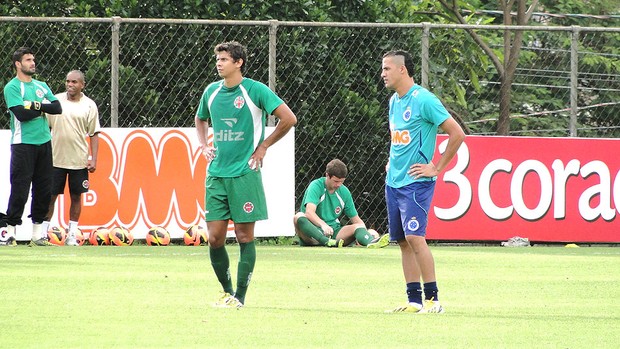 Anselmo Ramon treino Cruzeiro (Foto: Tarciso Badaró)