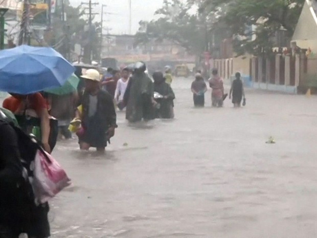 Passagem de tufão mata pelo menos 21 pessoas nas Filipinas - GNews (Foto: Reprodução/GloboNews)